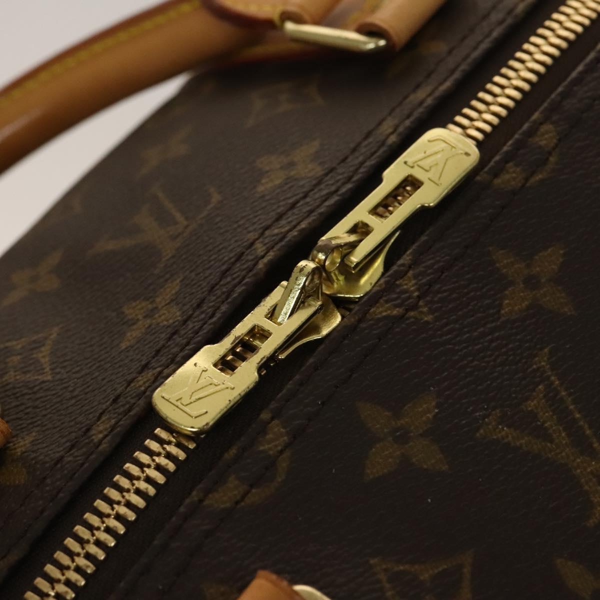 Louis Vuitton Keepall 55, Brown, Canvas, travel