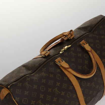 Louis Vuitton Keepall 60, Black, Canvas, travel