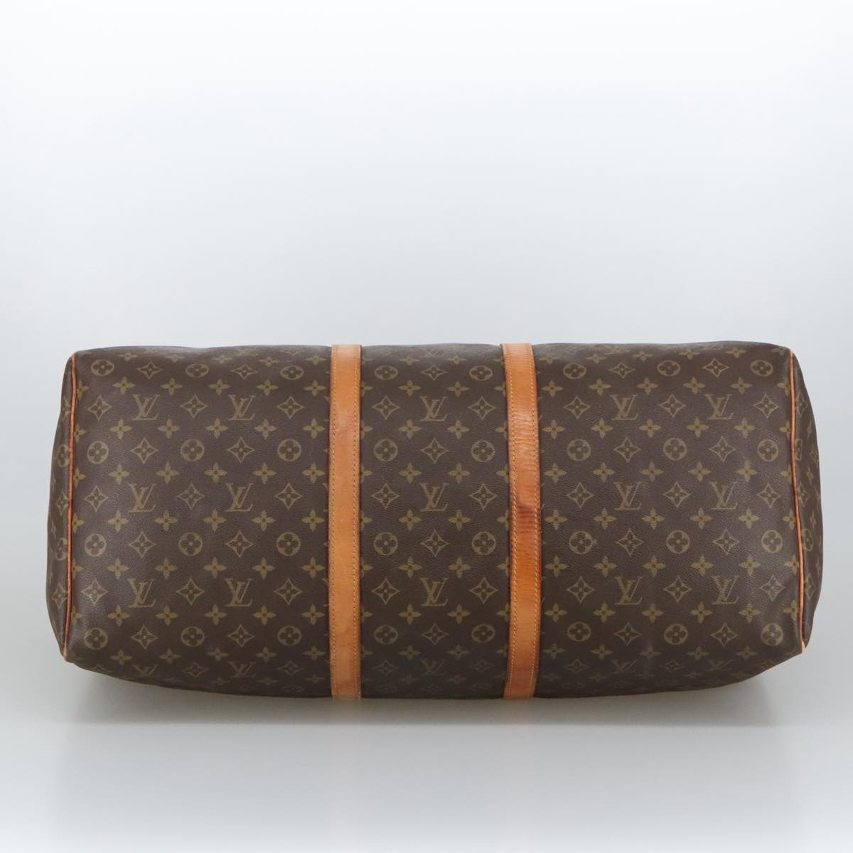 Louis Vuitton Keepall 60, Brown, Canvas, travel
