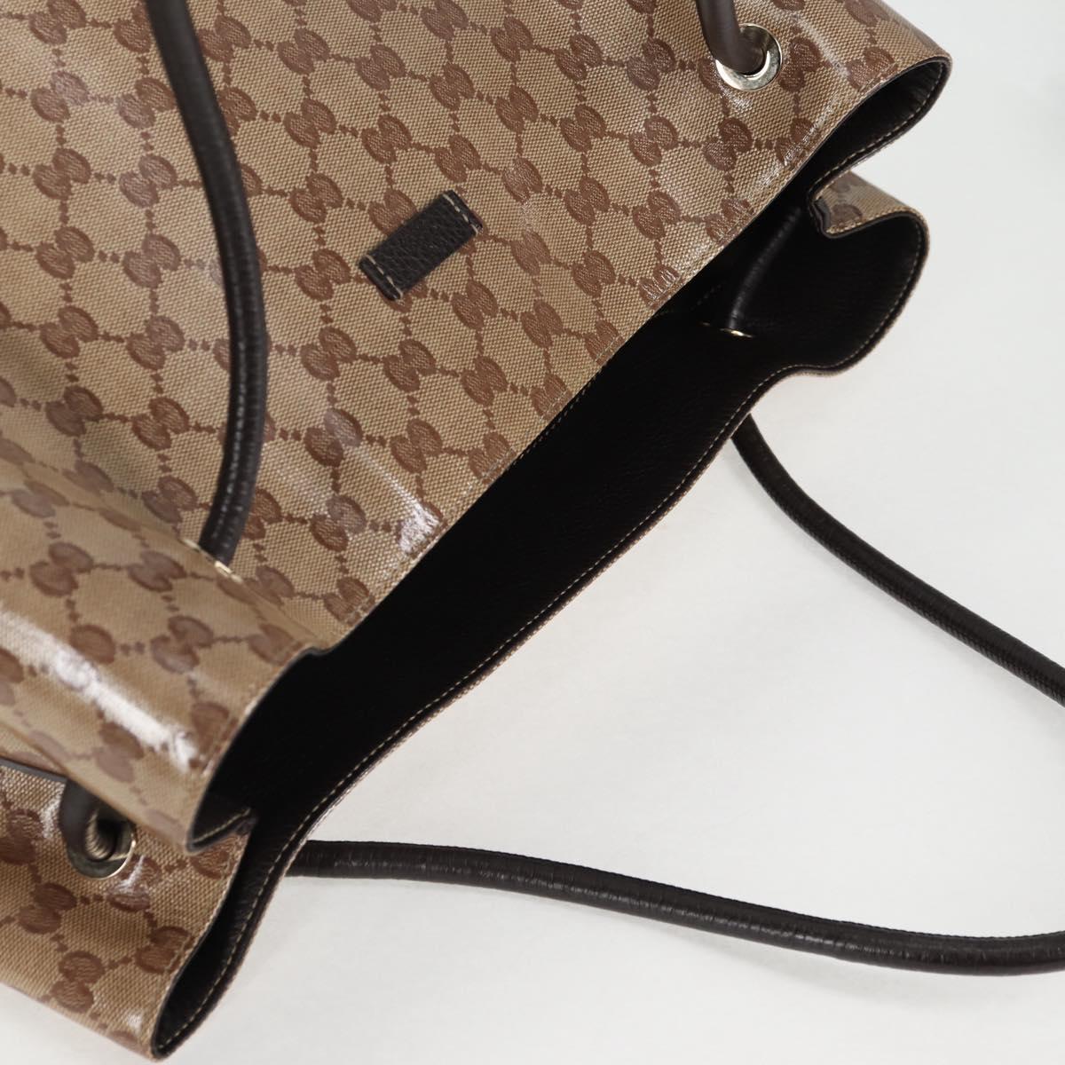 Gucci GG crystal, Beige, Canvas, tote