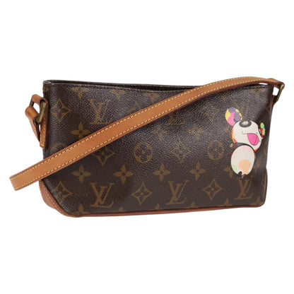Louis Vuitton Trotteur, Brown, Canvas, shoulder
