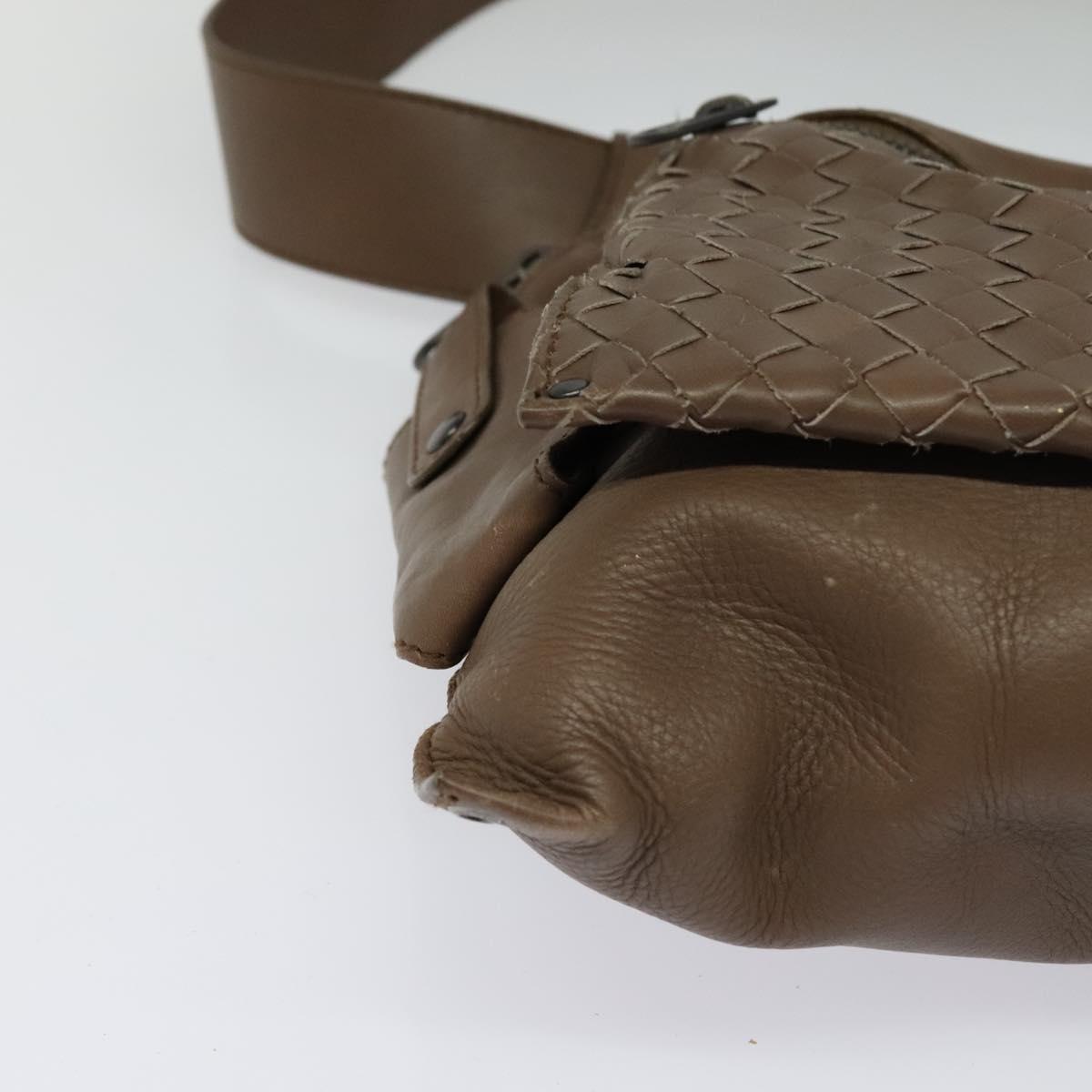 Bottega Veneta Intrecciato, Brown, Leather, shoulder