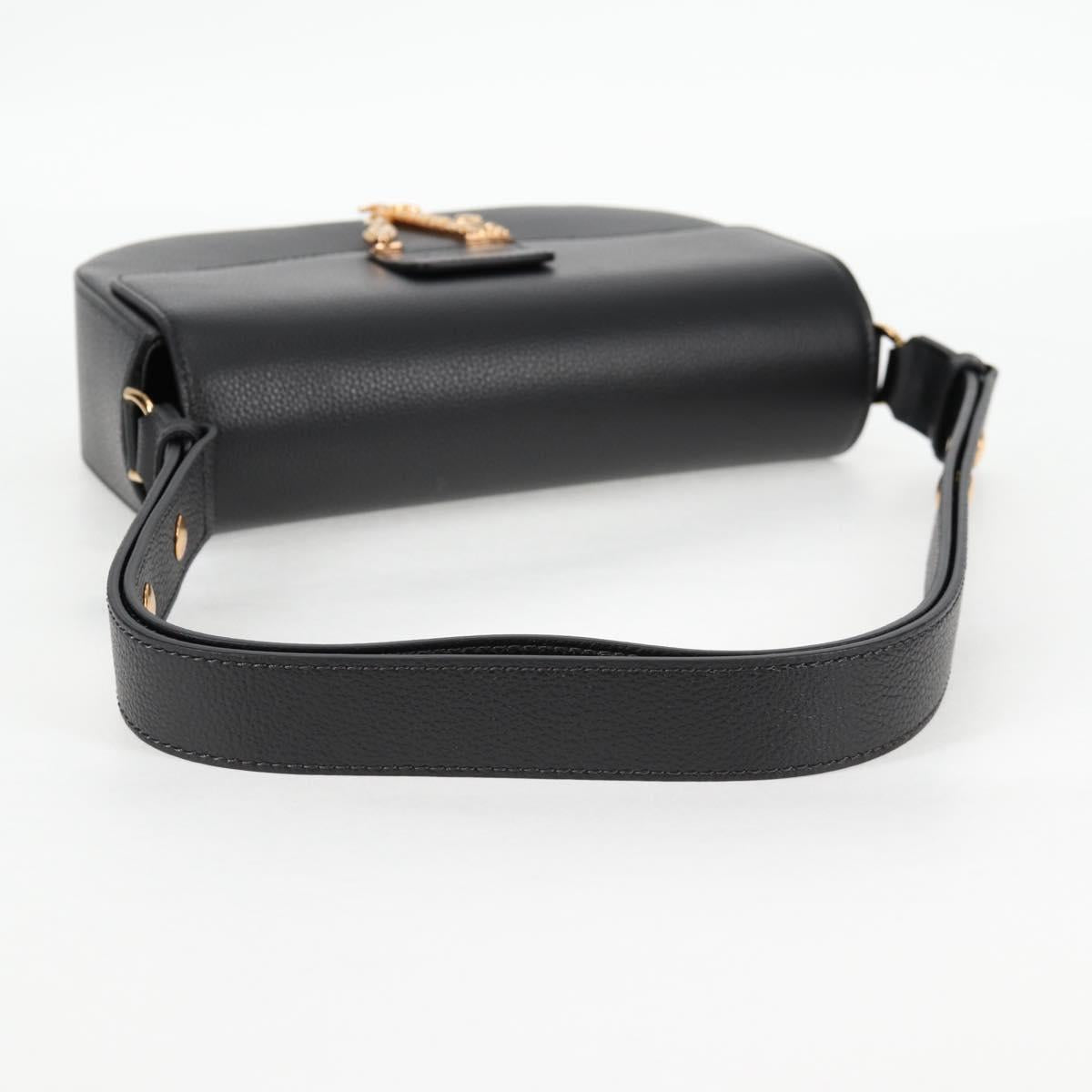 Versace Medusa, Black, Leather, shoulder