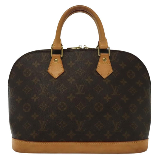 Louis Vuitton Alma, Brown, Canvas, handbag