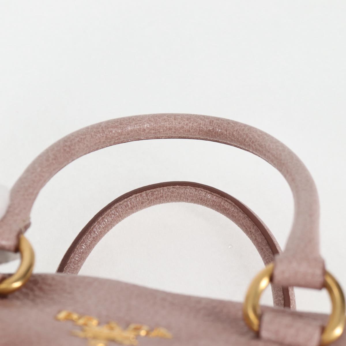 Prada Vitello, Pink, Leather, handbag