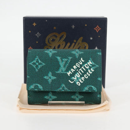 Louis Vuitton Victor, Green, Canvas, wallet