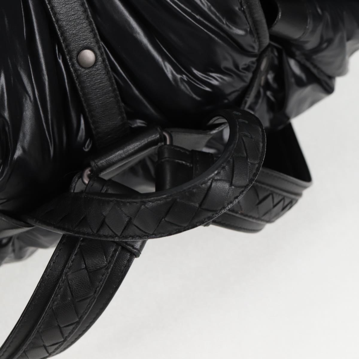 Bottega Veneta Spinnaker, Black, NYLON, backpack