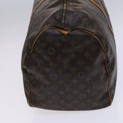 Louis Vuitton Keepall 60, Brown, Canvas, travel
