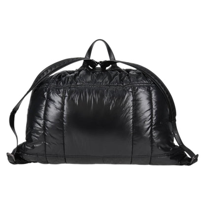 Bottega Veneta Spinnaker, Black, NYLON, backpack
