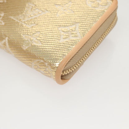 Louis Vuitton Zippy coin purse, Gold, Canvas, wallet