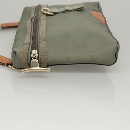 Louis Vuitton Messenger, Grey, Canvas, shoulder