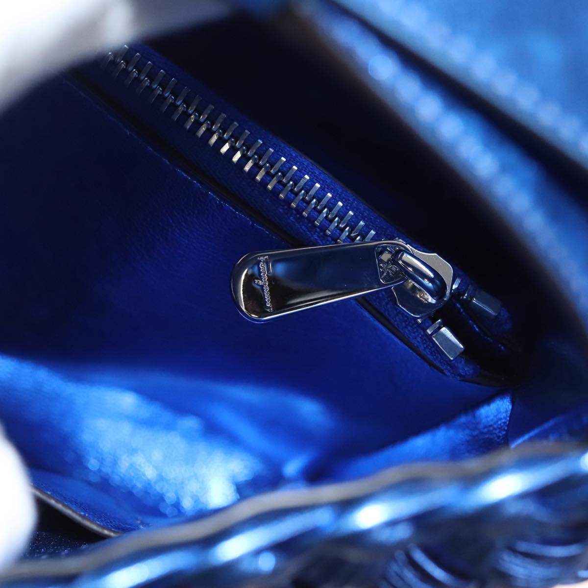 Salvatore Ferragamo Gancini, Blue, Leather, shoulder