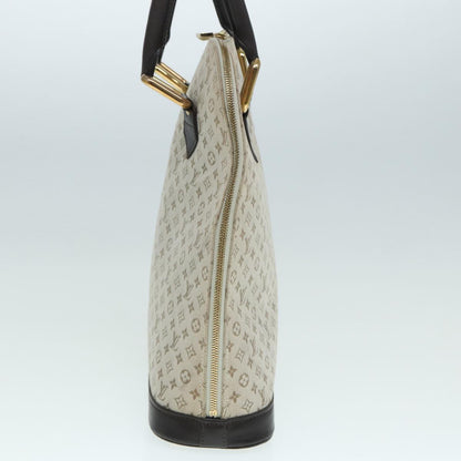 Louis Vuitton Alma long, Grey, Canvas, handbag