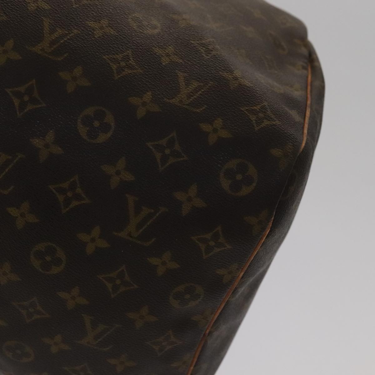 Louis Vuitton Keepall 60, Brown, Canvas, travel