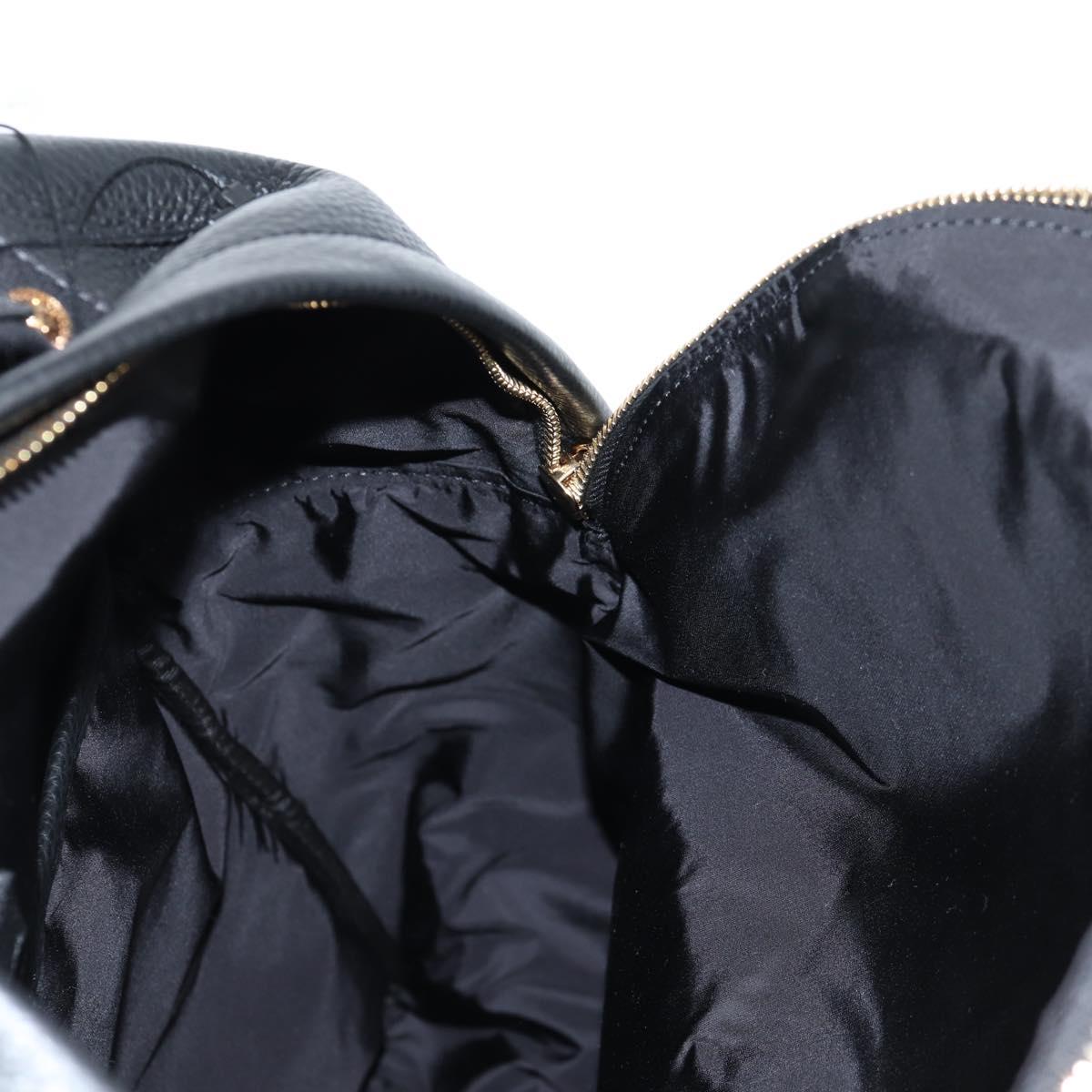 Versace Medusa, Black, Leather, backpack