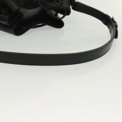 Louis Vuitton Noé, Black, Leather, shoulder
