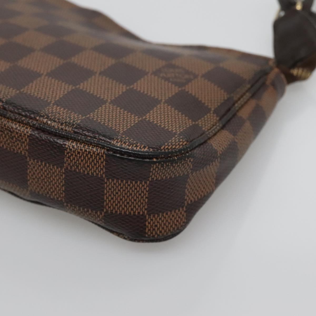 Louis Vuitton Pochette Accessoire, Brown, Canvas, clutch