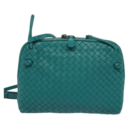 Bottega Veneta Intrecciato, Green, Leather, shoulder