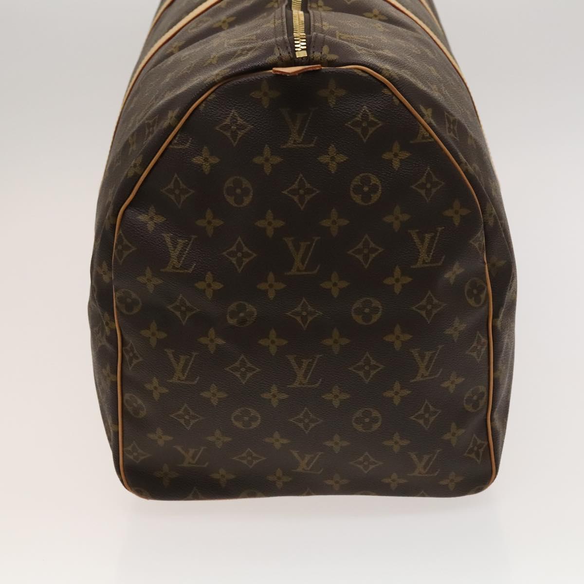 Louis Vuitton Keepall 60, Brown, Canvas, travel
