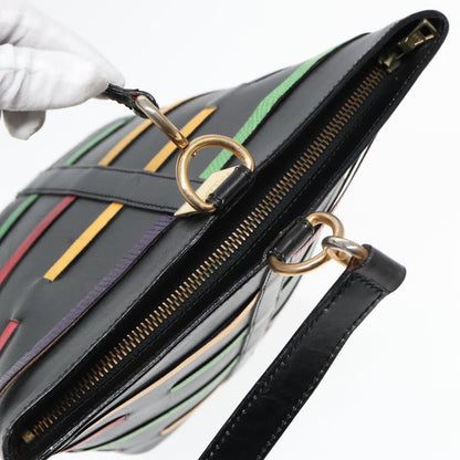 Céline, Black, Leather, shoulder