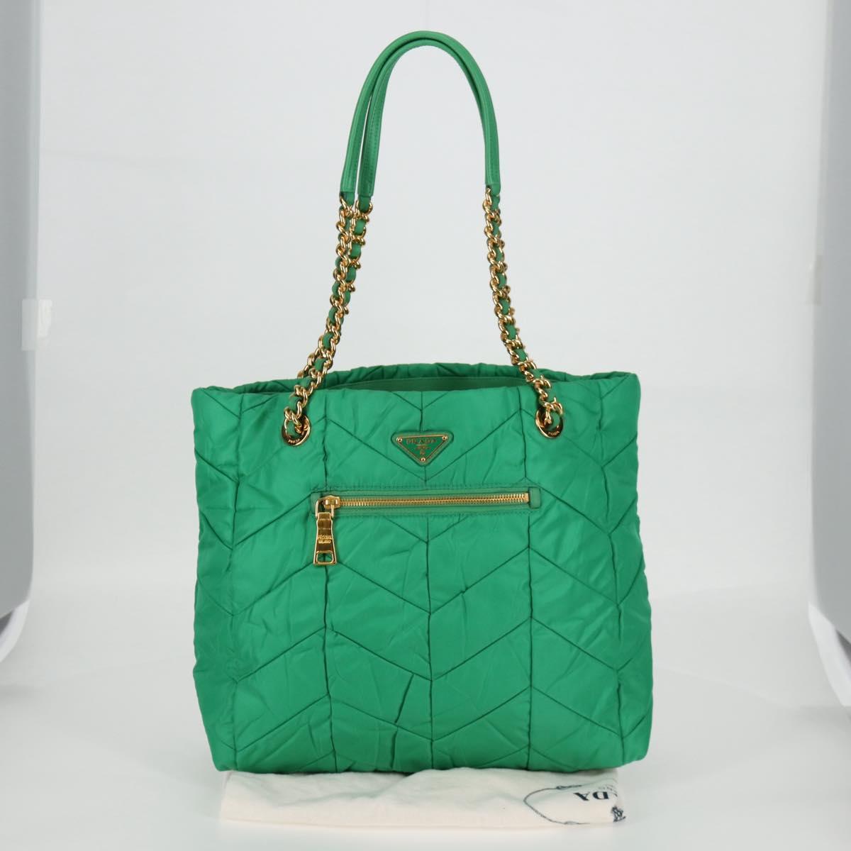 Prada Re-edition, Green, NYLON, tote