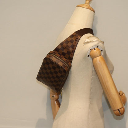 Louis Vuitton Geronimos, Brown, Canvas, shoulder