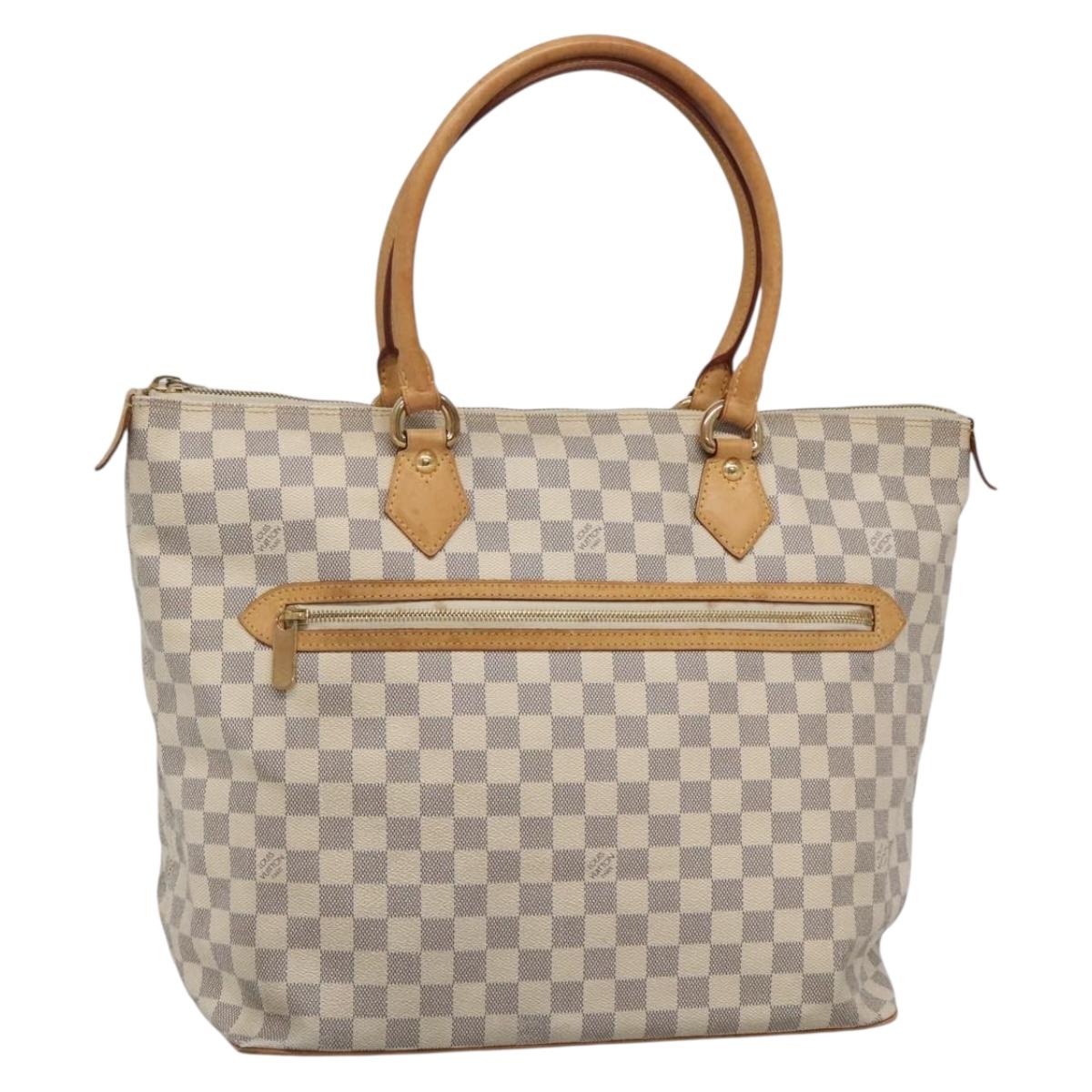 Louis Vuitton Saleya, White, Canvas, tote