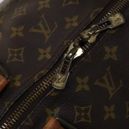 Louis Vuitton Keepall 60, Brown, Canvas, travel
