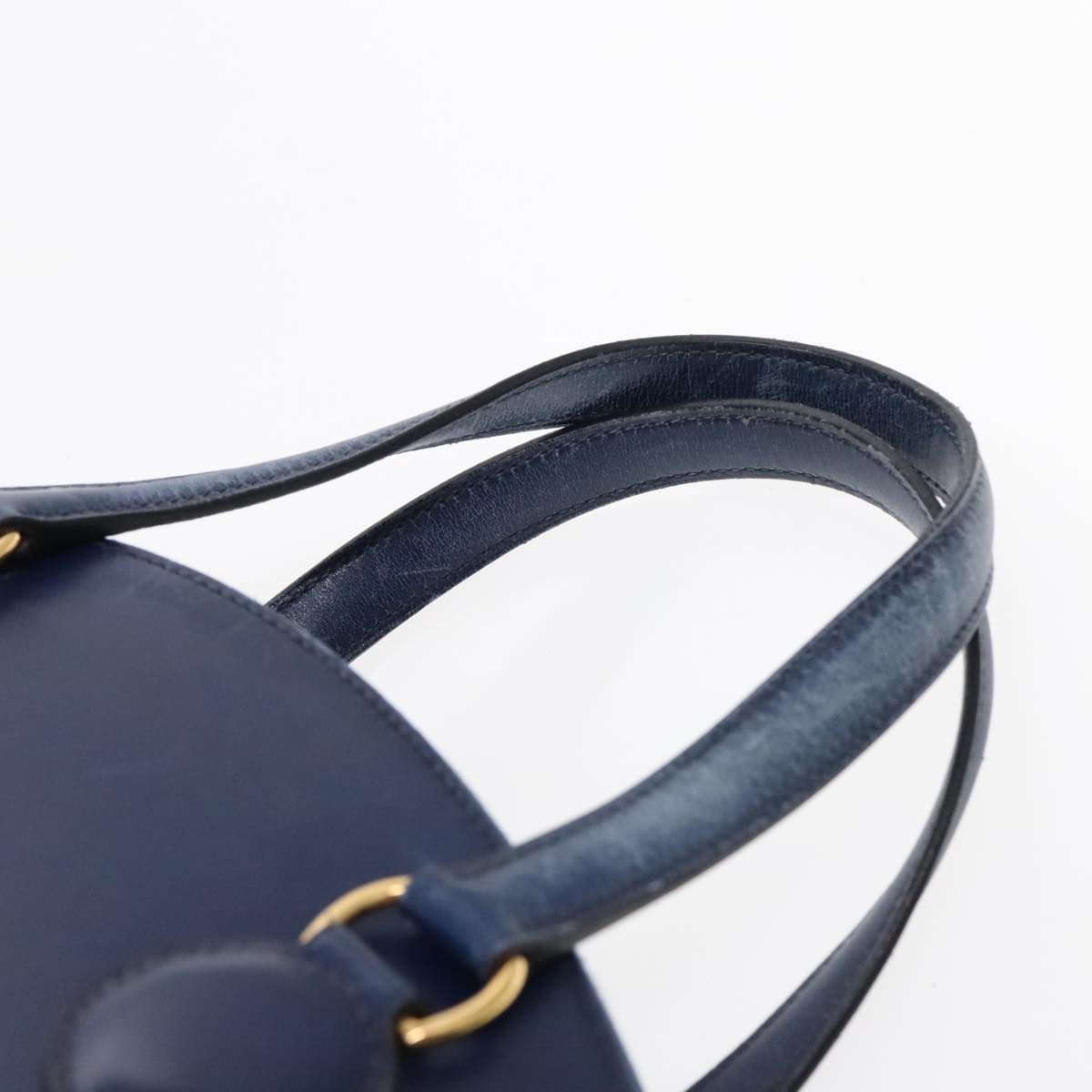 Hermès Ile De Shiki, Blue, Leather, handbag