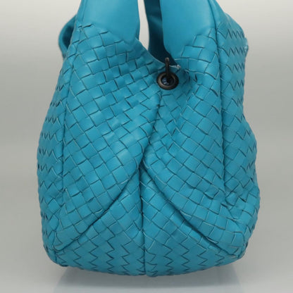 Bottega Veneta Intrecciato, Blue, Leather, handbag
