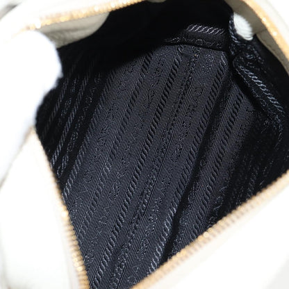 Prada Camera, White, Leather, shoulder