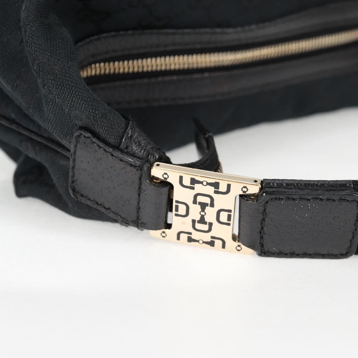 Gucci GG canvas, Black, Canvas, shoulder