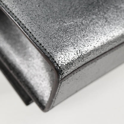 Saint Laurent Kate, Silver, Leather, shoulder