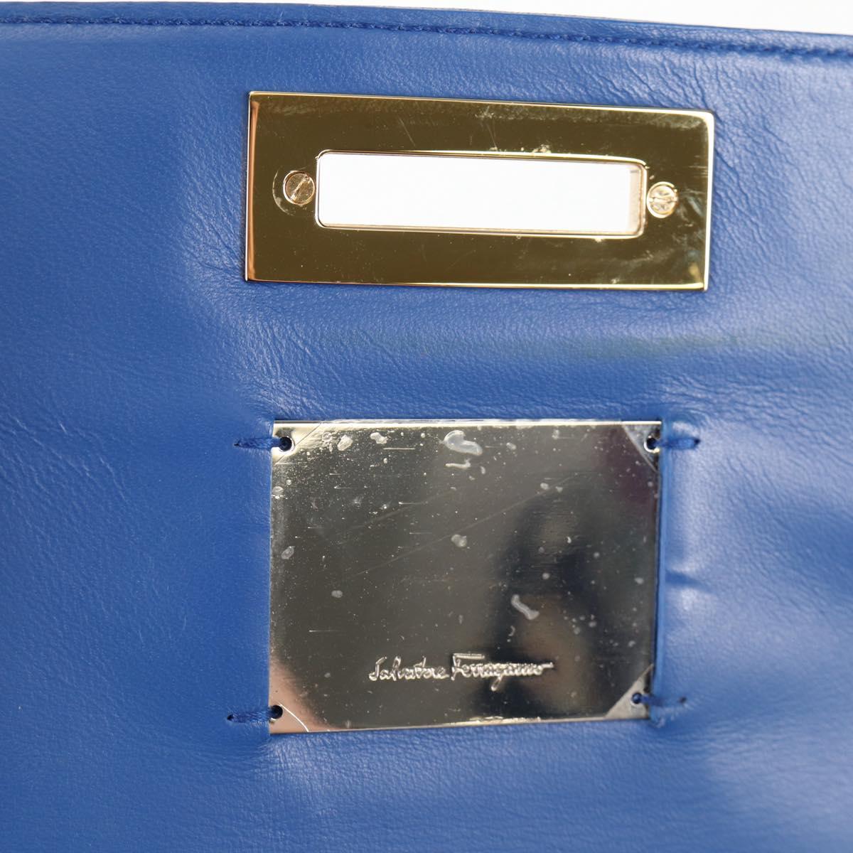 Salvatore Ferragamo Gancini, Multicolour, Leather, clutch