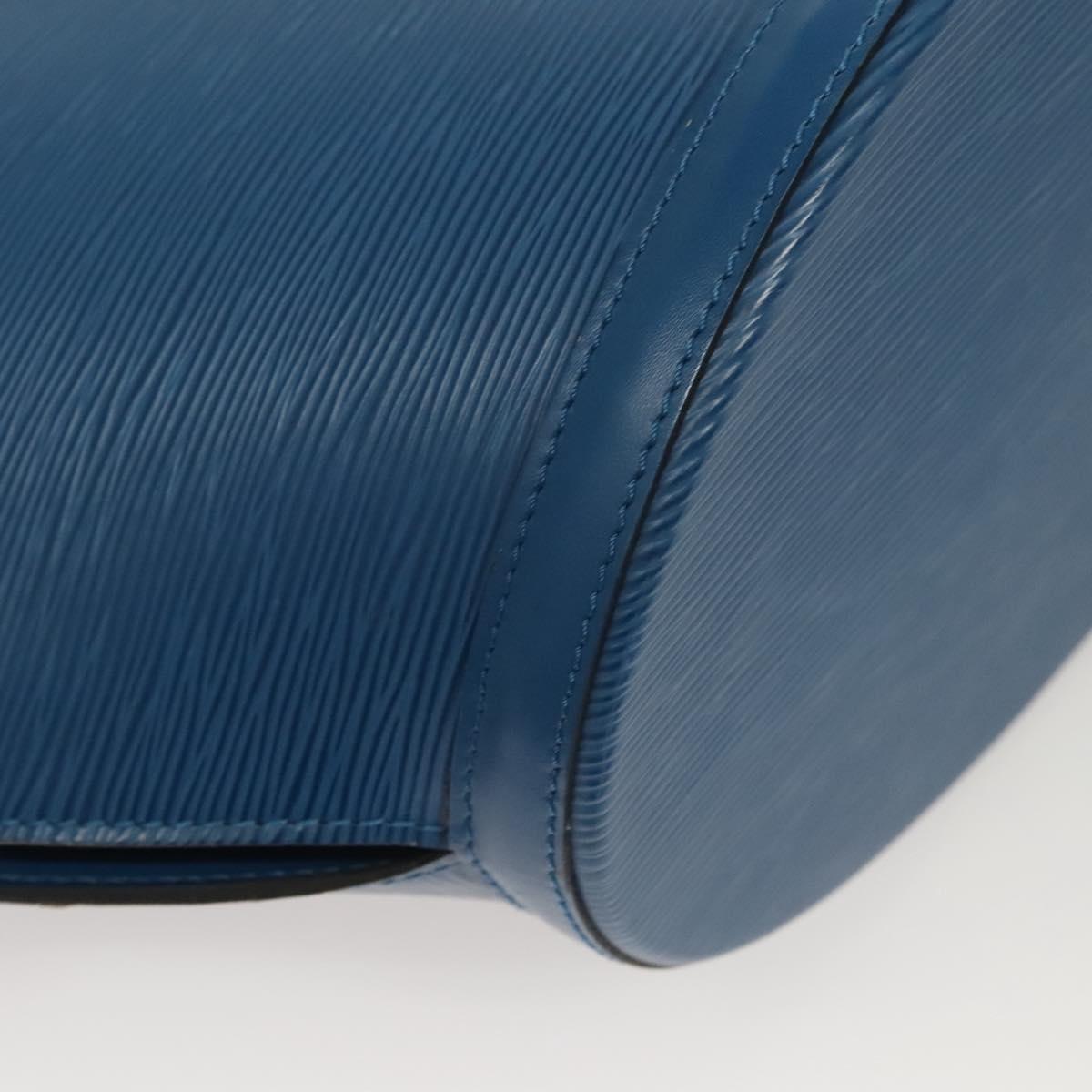 Louis Vuitton Saint Jacques Handbag Epi Leather, BLUE, LEATHER, Shoulder bag