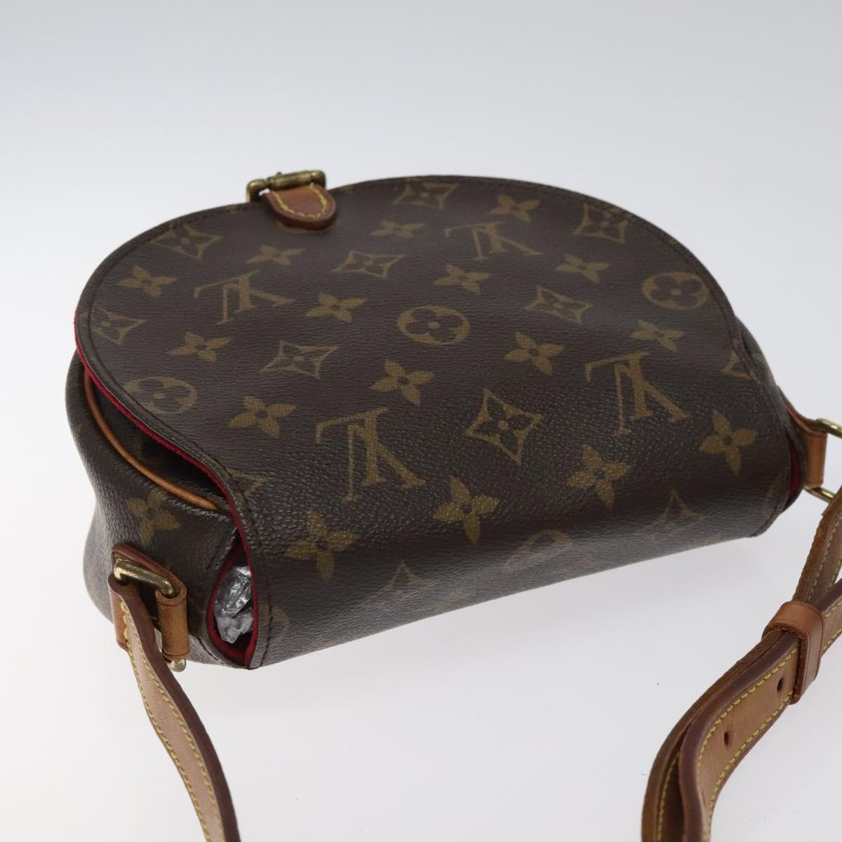 Louis Vuitton Tambourine, Brown, Canvas, shoulder