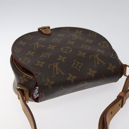 Louis Vuitton Tambourine, Brown, Canvas, shoulder