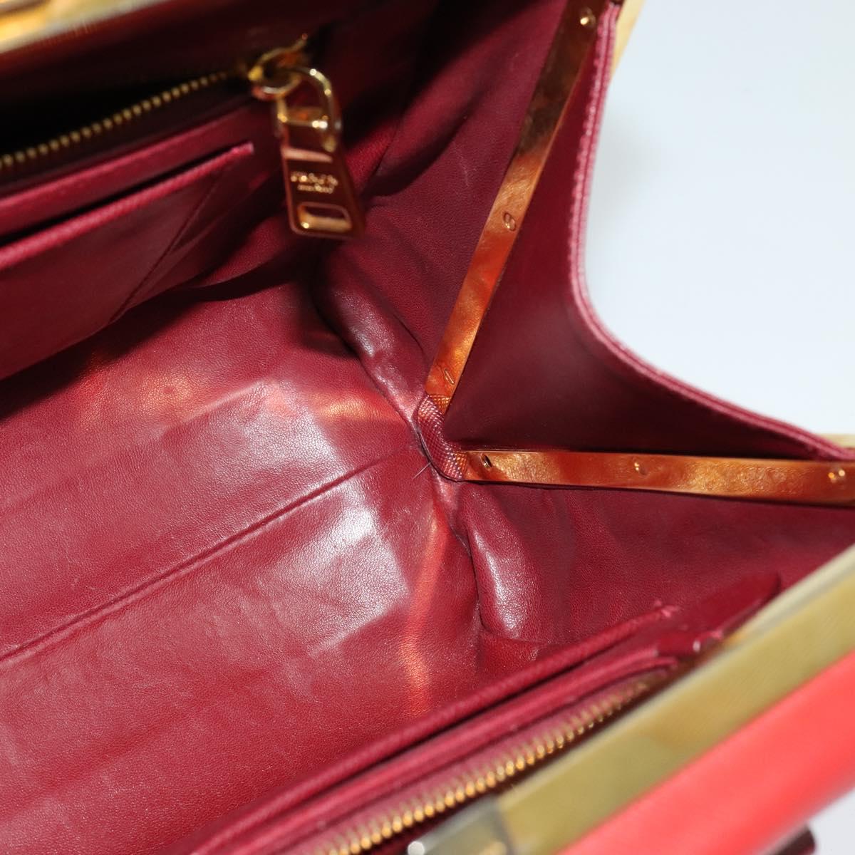Prada Saffiano, Red, Leather, handbag