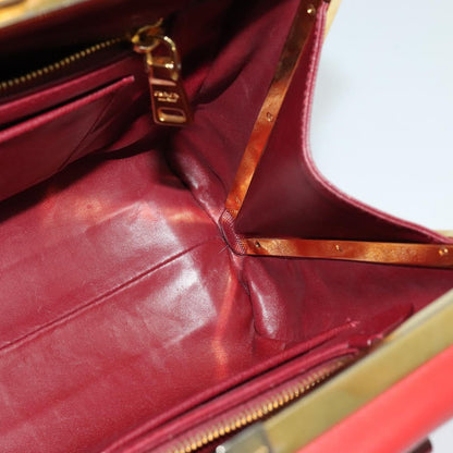 Prada Saffiano, Red, Leather, handbag