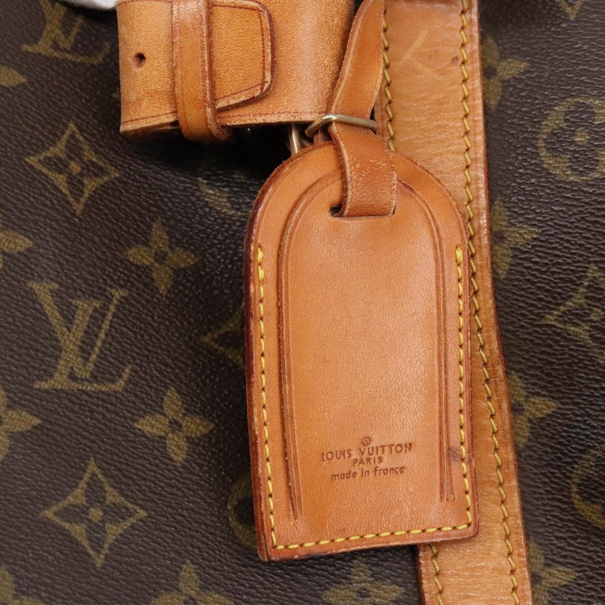 Louis Vuitton Keepall 60, Brown, Canvas, travel