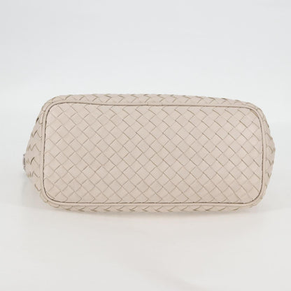 Bottega Veneta Intrecciato, White, Leather, handbag