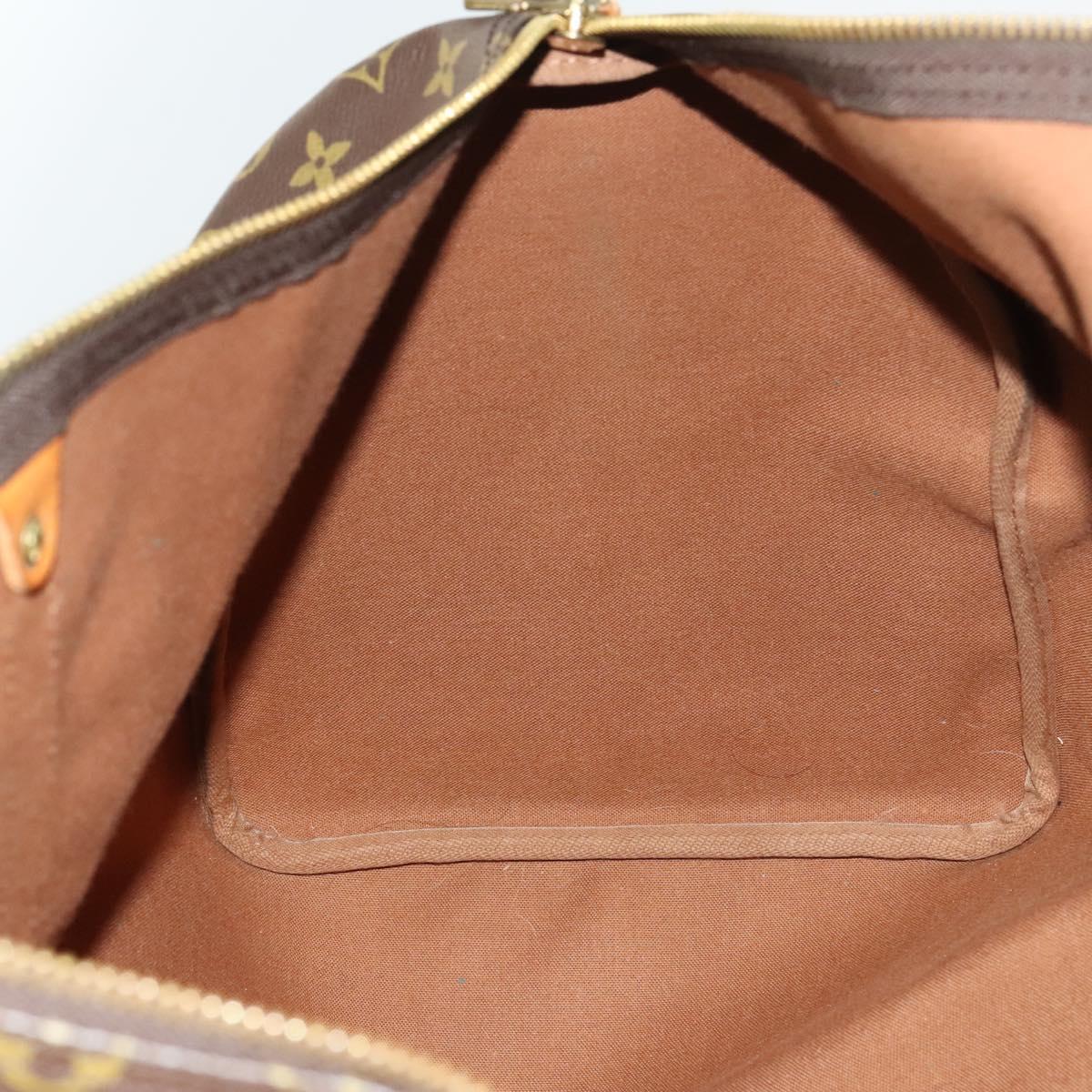 Louis Vuitton Keepall 55, Brown, Canvas, travel