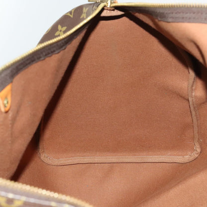 Louis Vuitton Keepall 55, Brown, Canvas, travel