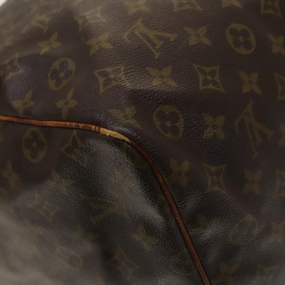 Louis Vuitton Keepall 60, Brown, Canvas, travel