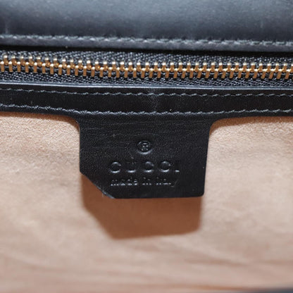 Gucci Sylvie, Black, Leather, shoulder