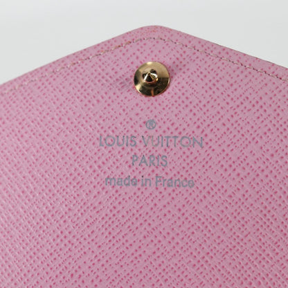 Louis Vuitton Sarah, White, Canvas, wallet