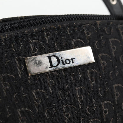 Dior Diorissimo, Black, "CANVAS, LEATHER", handbag