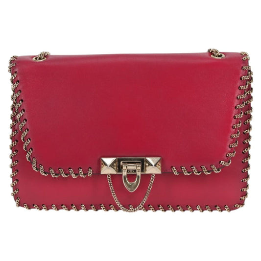 Valentino Garavani Demilune, Pink, Leather, shoulder