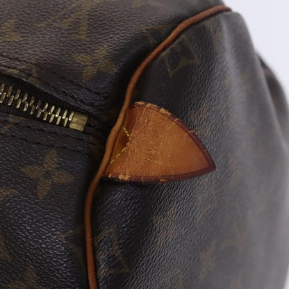 Louis Vuitton Keepall 55, Brown, Canvas, travel
