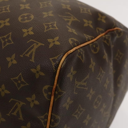 Louis Vuitton Keepall 55, Brown, Canvas, travel